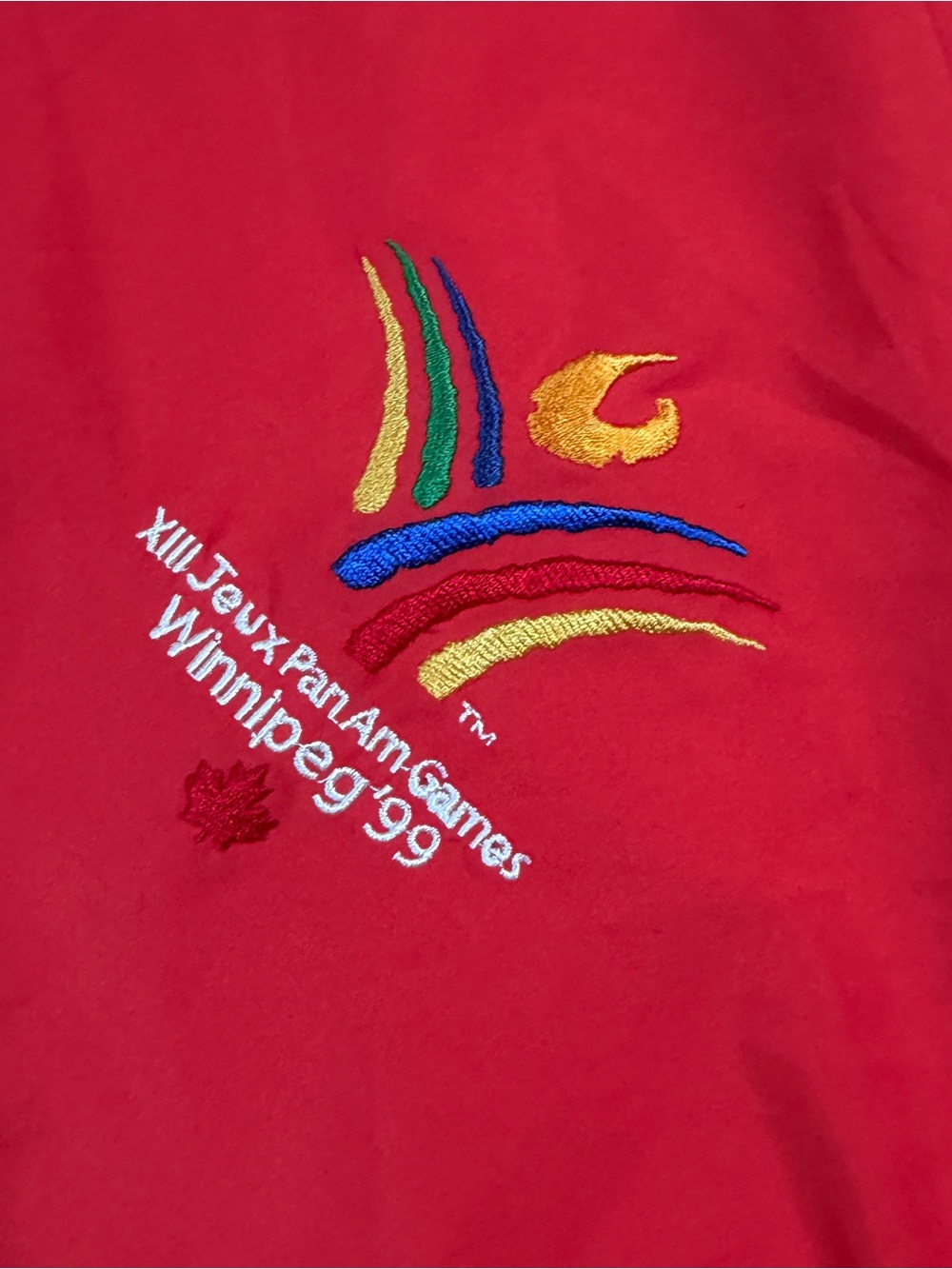Vintage 1999 Winnipeg Pan Am Games Volunteer Trimark Jacket Large - Picture 5 of 7